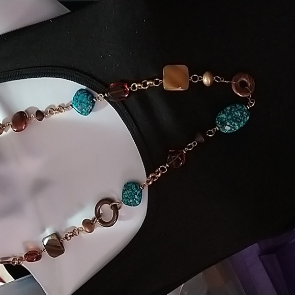 VTG Premier Design Earth Tone Necklace - Picture 1 of 5